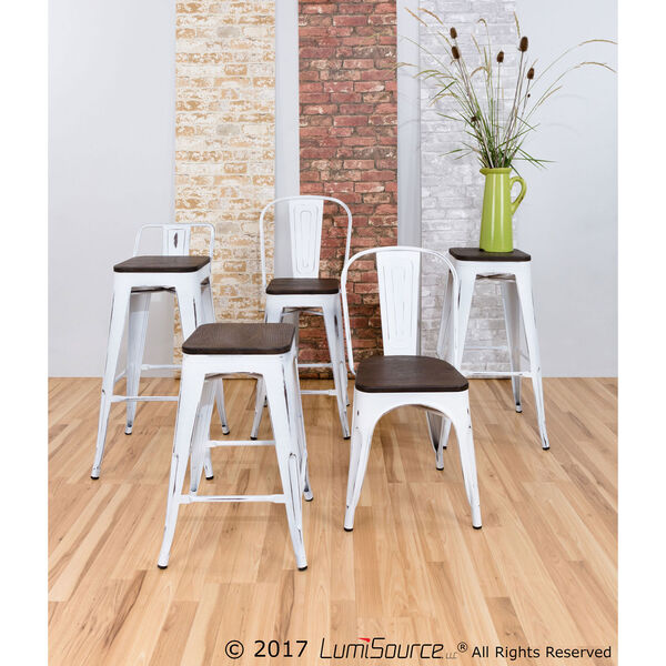 Oregon White and Espresso Dining Chair, Set of 2, image 6