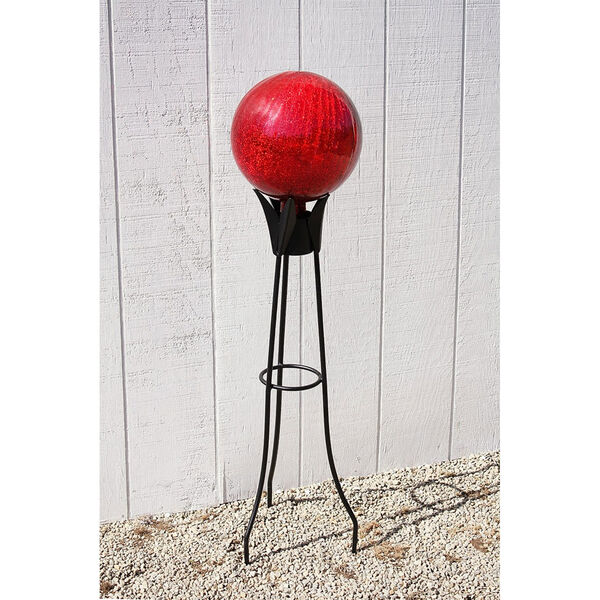 Gazing Globe Stand, 34 Inch High Spiked, image 6