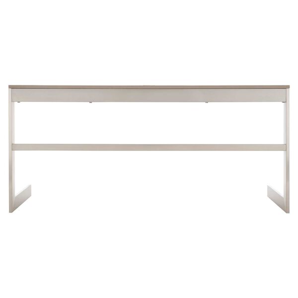 Axiom Natural and Stainless Steel Desk, image 5