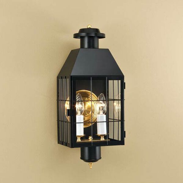American Heritage Black Wall Mounted Outdoor Light, image 1