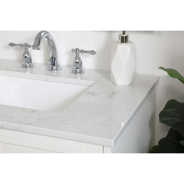 Sommerville White 30-Inch Vanity Sink Set, image 5