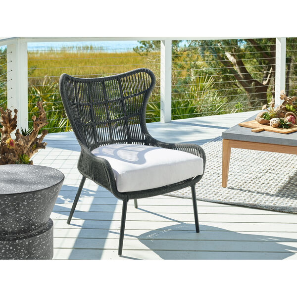Hatteras Charcoal Natural Wood  Lounge Chair, image 5