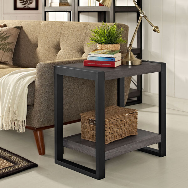 Angelo HOME 24-Inch Side Table - Charcoal, image 1