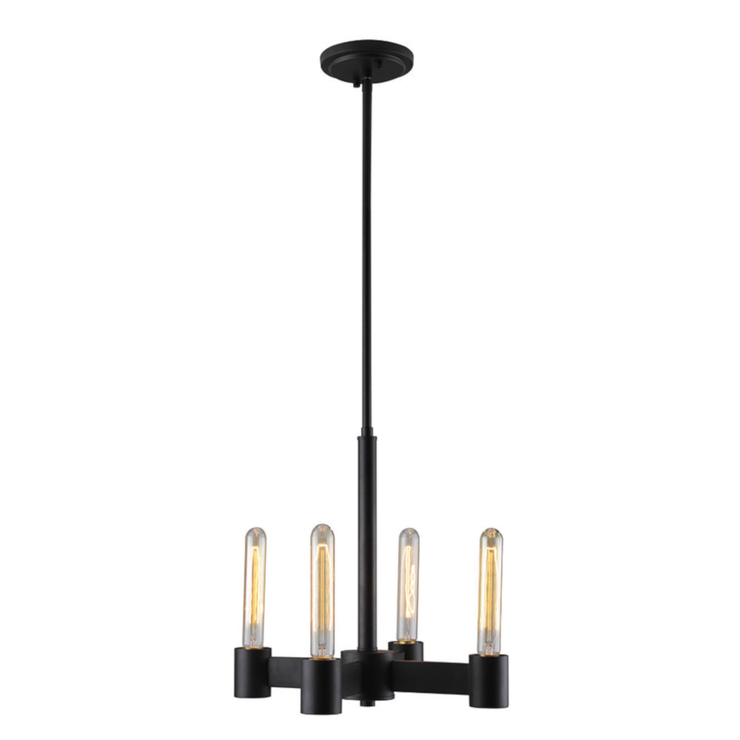 Eglo Lighting Eglo USA 204554A Eight Light Pendant from Broyles Collection 32.00 inches Matte Black