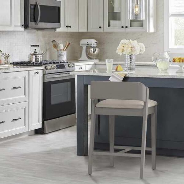 Dresden Distressed Gray Counter Stool, image 5