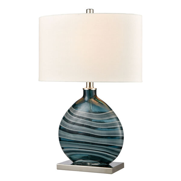 Portview Teal One-Light Table Lamp, image 1