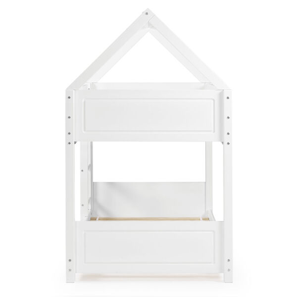 Emery White Twin Bunk Bed, image 2