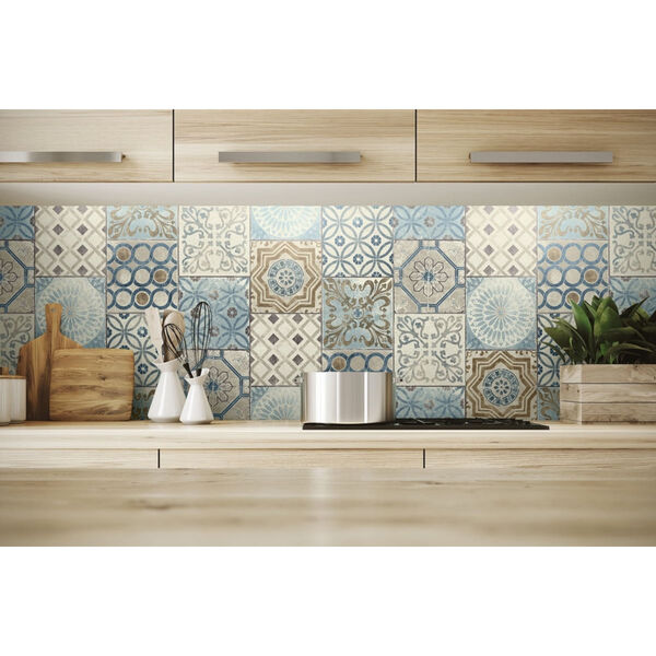 NextWall Morocaan Tile Peel and Stick Wallpaper, image 3
