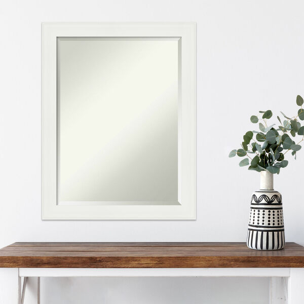 Vanity White Wall Mirror, image 5