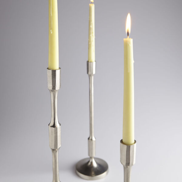 Nickel Small Cambria Candleholder, image 4