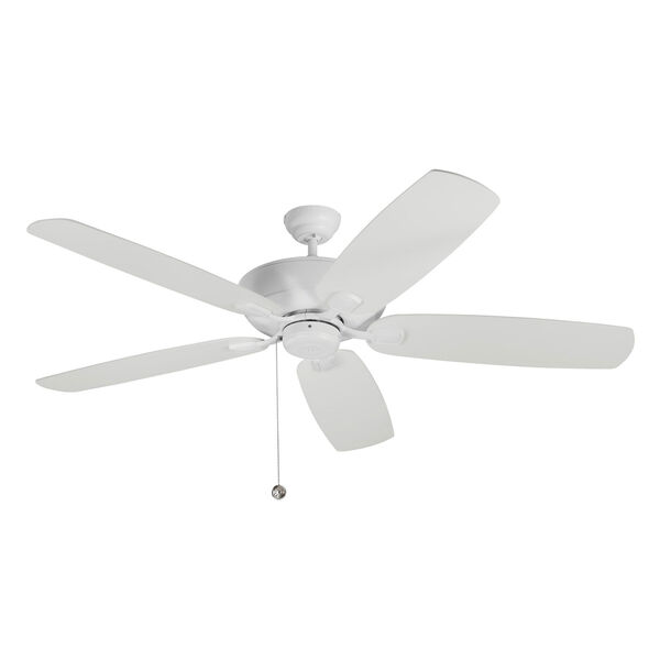 Colony Super Max 60-Inch Rubberized White Ceiling Fan, image 1