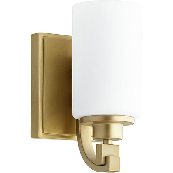 Manchester Aged Brass One-Light Wall Sconce, image 1
