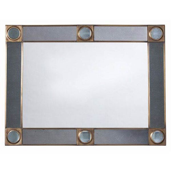 Baldwin Antique Brass and Glass Mirror, image 2