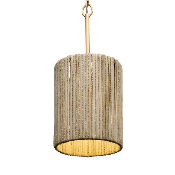 Jacobs Ladder French Gold One-Light Mini Pendant, image 1