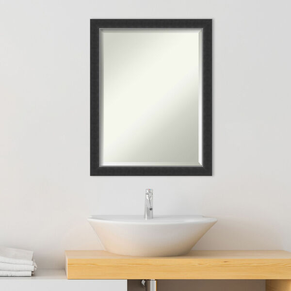Corvino Black 21W X 27H-Inch Bathroom Vanity Wall Mirror, image 3