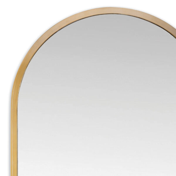 Canal Natural Brass Wall Mirror, image 2
