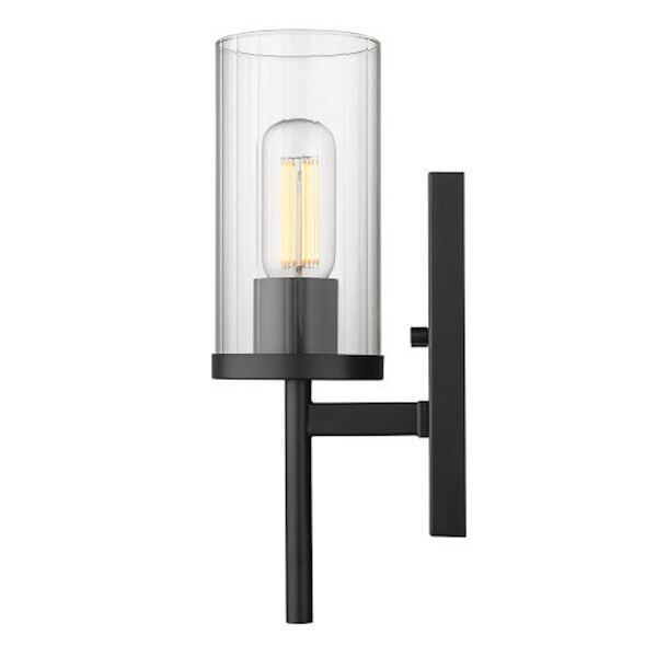 Anna Matte Black One-Light Wall Sconce, image 2
