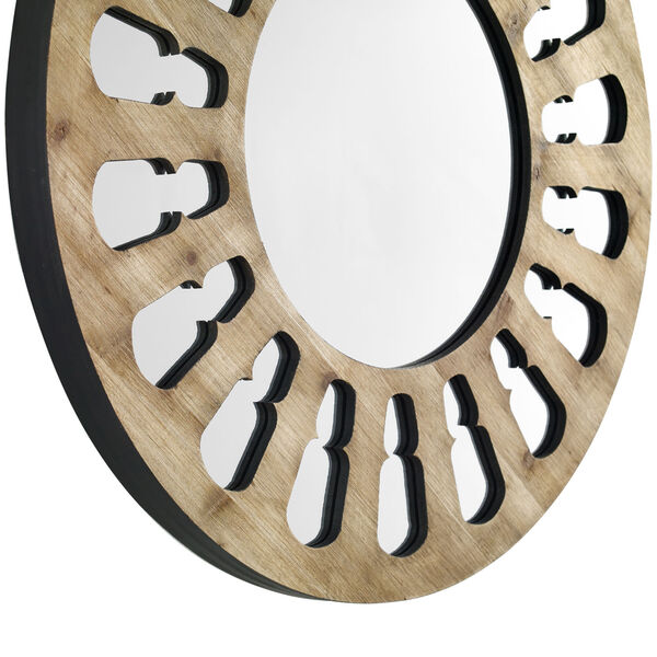 Natural Wash Round Wall Mirror, image 4
