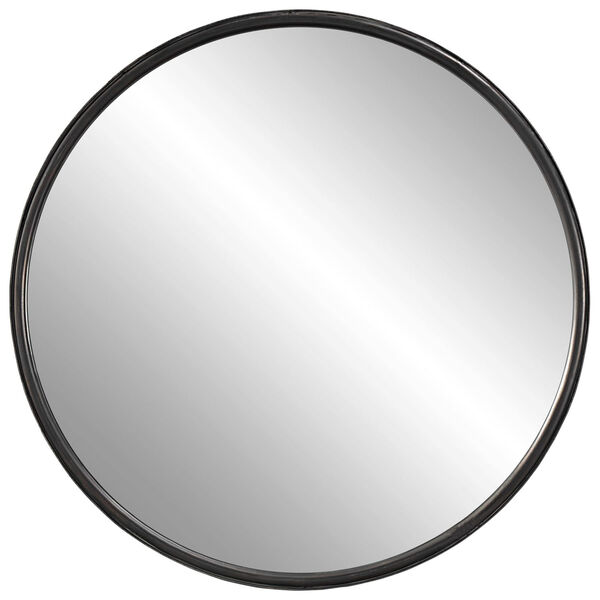 Dawsyn Black and Gray 44-Inch x 44-Inch Round Mirror, image 2