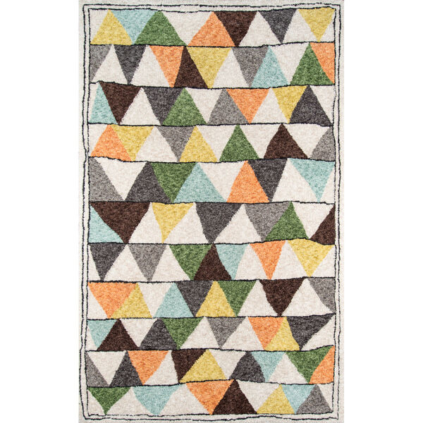 Bungalow Tri Multicolor Rectangular: 5 Ft. x 7 Ft. 6 In. Rug, image 1