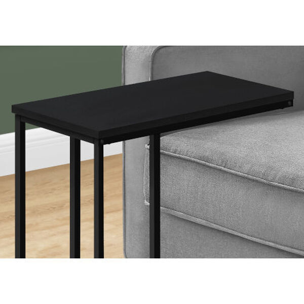 Black C Shape End Table, image 3
