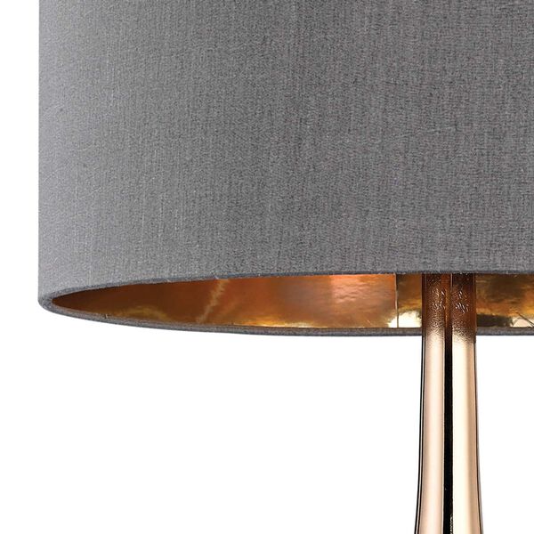 Cone Grey and Gold One-Light 11-Inch Table Lamp, image 3