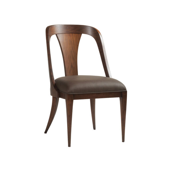 Signature Designs Walnut Beale Low Back Side Chair, image 1