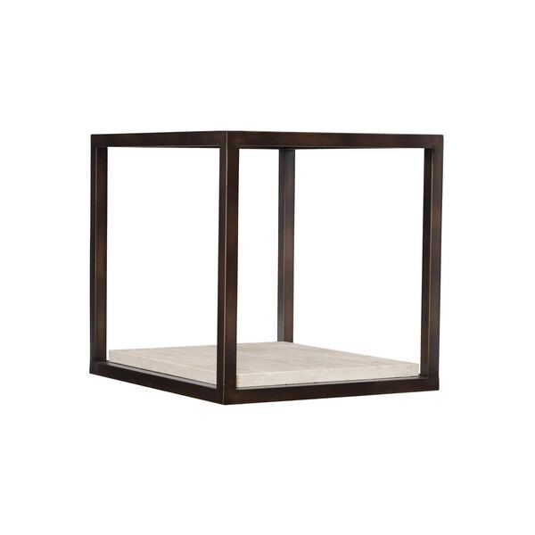 Kinsley White and Bronze End Table, image 3