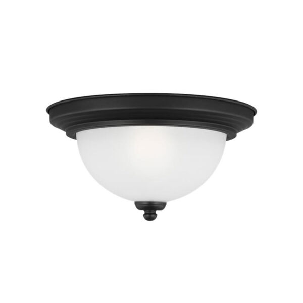 Geary Midnight Black One-Light Ceiling Flush Mount without Bulb, image 2