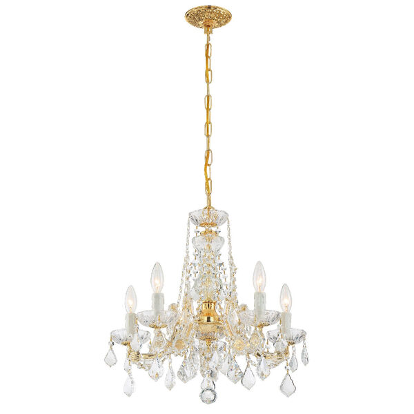 Maria Theresa Tall Five-Light Crystal Chandelier, image 6