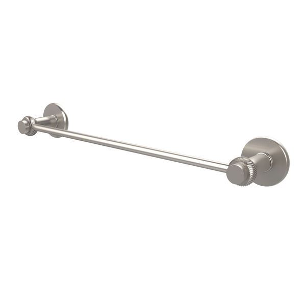 Mercury Collection 18-Inch Towel Bar with Twist Accent, image 1