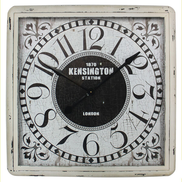 White and Black Wall Clock, image 1