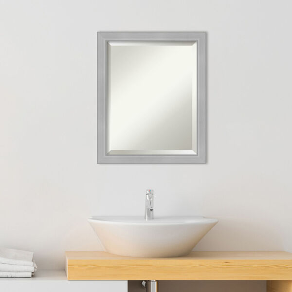 Vista Brushed Nickel 19W X 23H-Inch Bathroom Vanity Wall Mirror, image 3