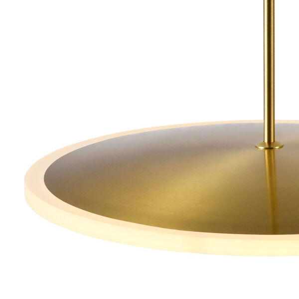 Ovni Brass Five-Light LED Chandelier, image 4
