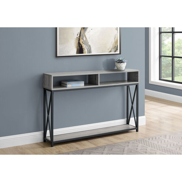 Gray Nine-Inch Console Table, image 2