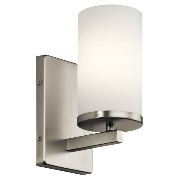 Crosby Brushed Nickel 5-Inch One-Light Wall Sconce, image 1