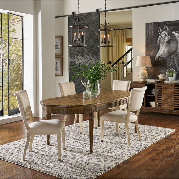 Tan 39-Inch Reproduction Dining Table, image 12