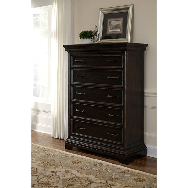 Caldwell Brown Six Drawer Chest, image 3