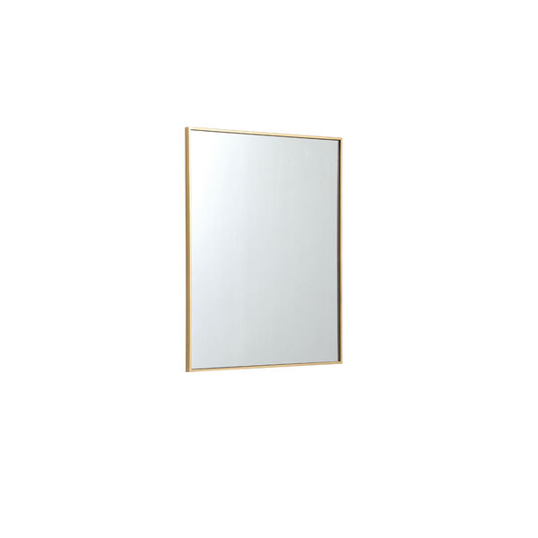 Eternity Brass 30-Inch Rectangular Mirror, image 4