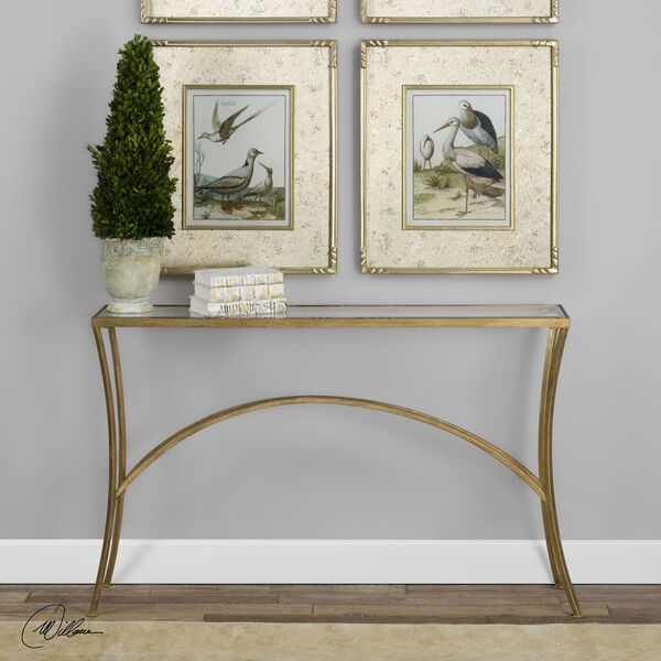 Alayna Gold Console Table, image 2