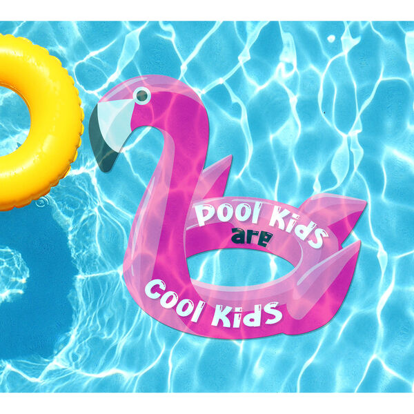 Pink Pool Kids Are Cool Kids Underwater Pool Tattoo, image 1