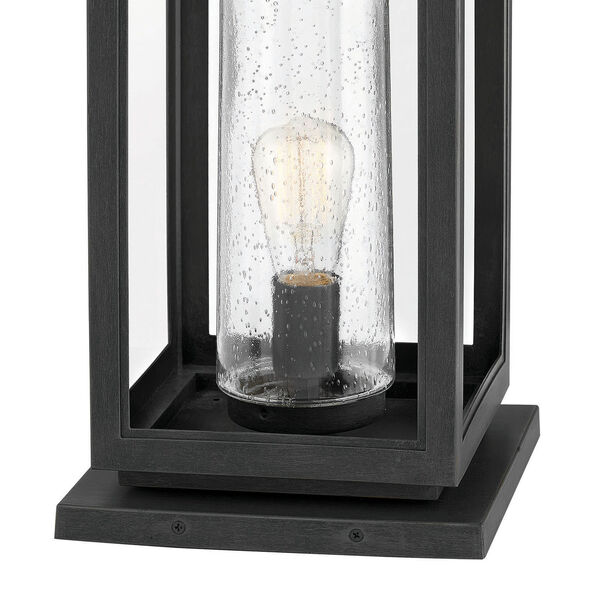Atwater Black One-Light Outdoor Pier Mount, image 3