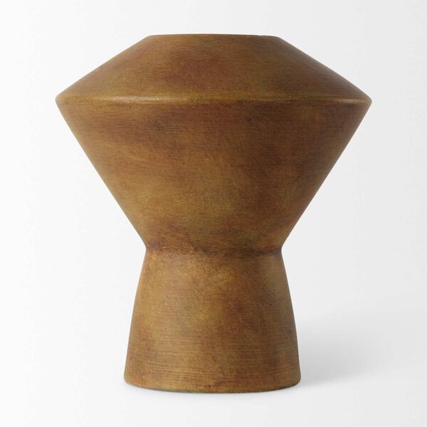 Esme Light Brown Ceramic Vase, image 2