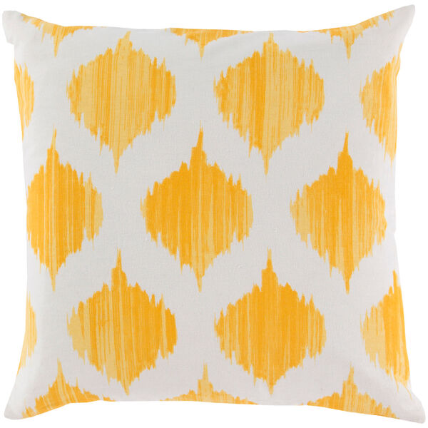 Ogee Yellow and Neutral 22-Inch Pillow Cover, image 1