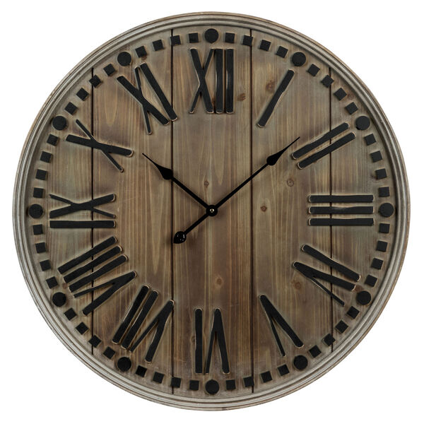 Linden Brown  Clock, image 1
