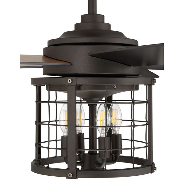 Nicolas Espresso 56-Inch LED Ceiling Fan, image 4