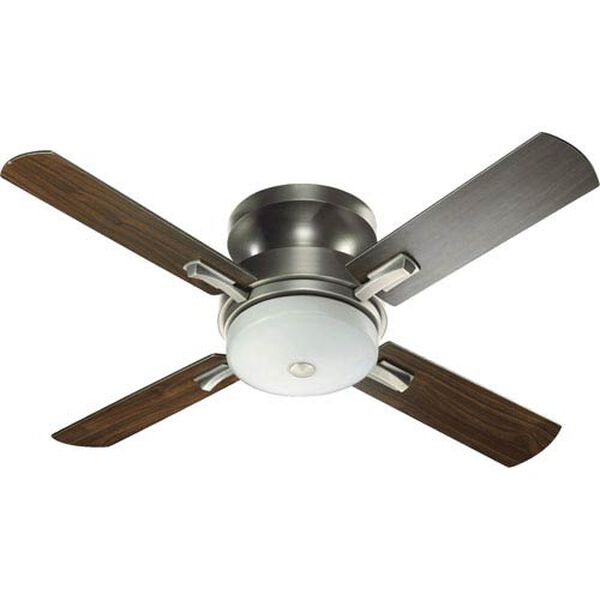 Davenport Three-Light Antique Silver 52-Inch Ceiling Fan, image 1