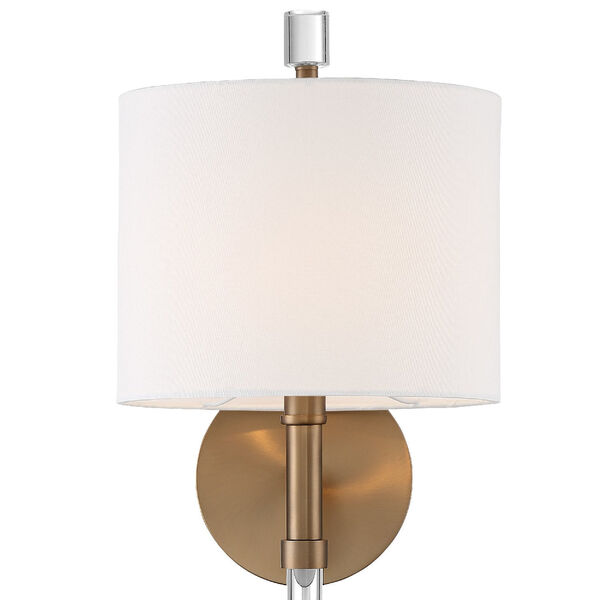 Rachel Vibrant Gold Eight-Inch One-Light Wall Sconce, image 4