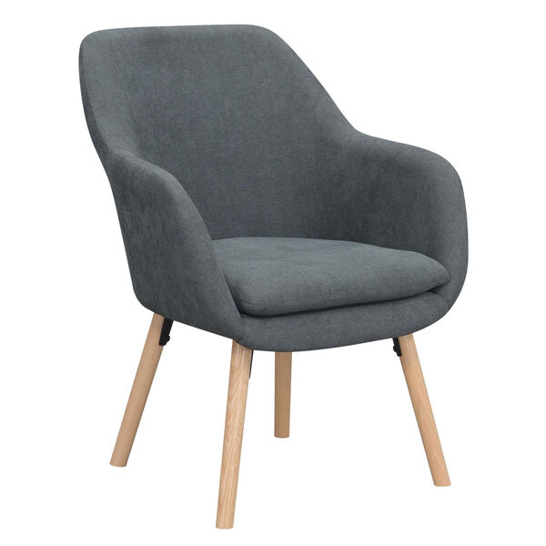 Charlotte Slatel Gray Accent Chair, image 3