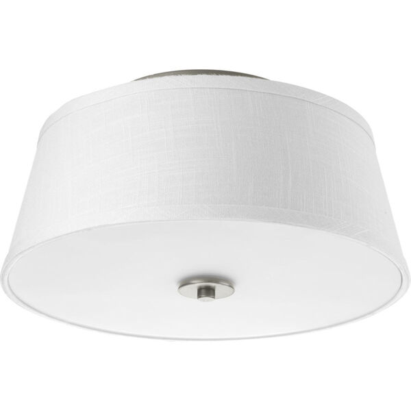 P3739-09 Arden Brushed Nickel Two-Light Ceiling Mount, image 1